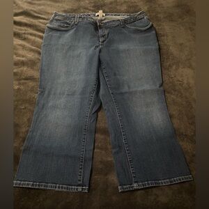 Venezia Lane Bryant Dark Blue Capri Jeans Size 22